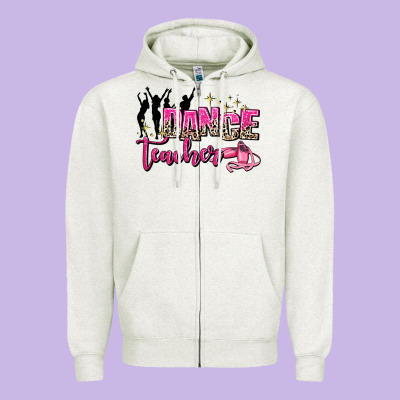 Dance Teacher Zipper Hoodie Designed By Adodesignshop