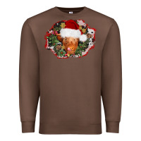 Chestnut christmas heifer Premium Sweatshirt - AdoDesignShop