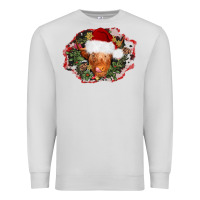 Dove Grey christmas heifer Premium Sweatshirt - AdoDesignShop