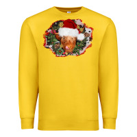 Lemon christmas heifer Premium Sweatshirt - AdoDesignShop