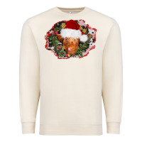 Sandshell christmas heifer Premium Sweatshirt - AdoDesignShop