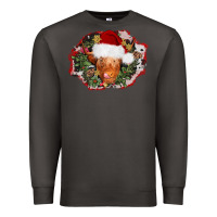 Smoke christmas heifer Premium Sweatshirt - AdoDesignShop
