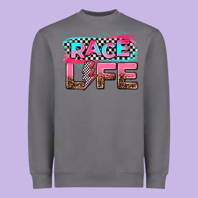Race Life Heavyweight Sweatshirt Designed By Adodesignshop