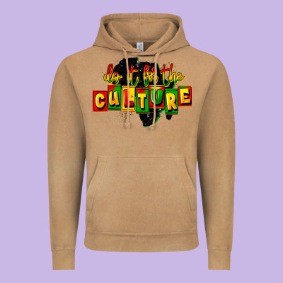 Do It For The Culture Vintage Hoodie Designed By Fadigitalartstudio