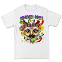 White meowdi gras mardi gras cat Premium Tee - CowGirlArtShop