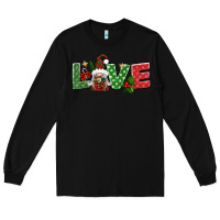 Black love christmas gnome Long Sleeve Tee - BundleAndBundleShop