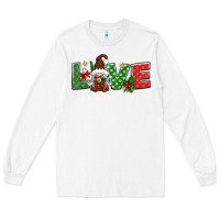 White love christmas gnome Long Sleeve Tee - BundleAndBundleShop