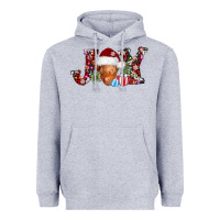 Joy Christmas Heifer Heavyweight Hoodie | Teevron