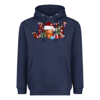 Navy joy christmas heifer Heavyweight Hoodie - AdoDesignShop