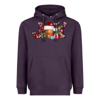 Plum joy christmas heifer Heavyweight Hoodie - AdoDesignShop