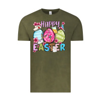 Happy Easter Eggs Vintage Tee | Teevron