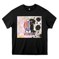 Black gothic girl and colorful girl best friends with ro Heavy Core Tee - TumblerDesignByShophia