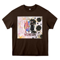 Chocolate Brown gothic girl and colorful girl best friends with ro Heavy Core Tee - TumblerDesignByShophia