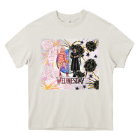 Cream gothic girl and colorful girl best friends with ro Heavy Core Tee - TumblerDesignByShophia
