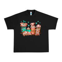 Black cute pigs coffee Urban Heavy Tee - Jasminsmagicworld