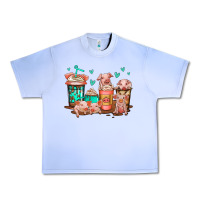 Grape Ice cute pigs coffee Urban Heavy Tee - Jasminsmagicworld