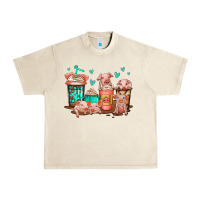 Sandshell cute pigs coffee Urban Heavy Tee - Jasminsmagicworld