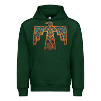 Forest Green thunderbird Urban Hoodie - JahusDesignShop