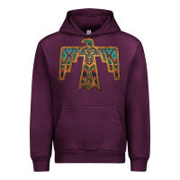 Mauve Wine thunderbird Urban Hoodie - JahusDesignShop