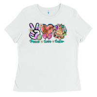 Peace Love Easter Day Ladies Tee | Teevron