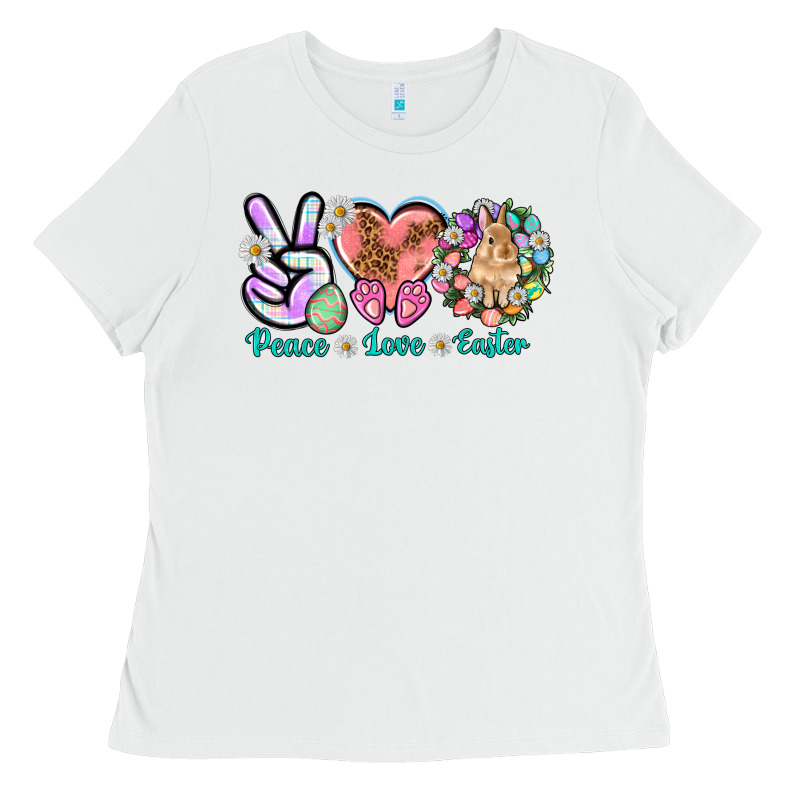 Peace Love Easter Day Ladies Tee by HowdyJamesFarm | Teevron