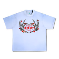 Grape Ice Happy Valentine's Day skeleton hands Urban Heavy Tee - FaDigitalArtStudio