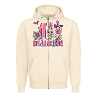Sandshell my first pink halloween Zipper Hoodie - AdoDesignShop