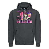 Smoke my first pink halloween Zipper Hoodie - AdoDesignShop