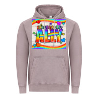 Vintage Zinc Always An Ally Pride LGBTQ+ Tumbler Vintage Hoodie - BundleAndBundleShop