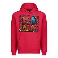 Cardinal American Football Mama Mother's Day Premium Hoodie - LillyAllenDesigns