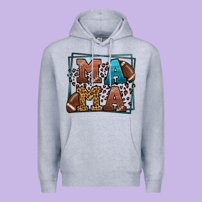 American Football Mama Mother's Day Premium Hoodie Designed By Lillyallendesigns