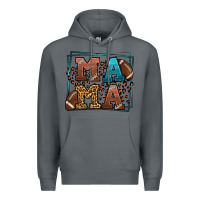 Rock American Football Mama Mother's Day Premium Hoodie - LillyAllenDesigns