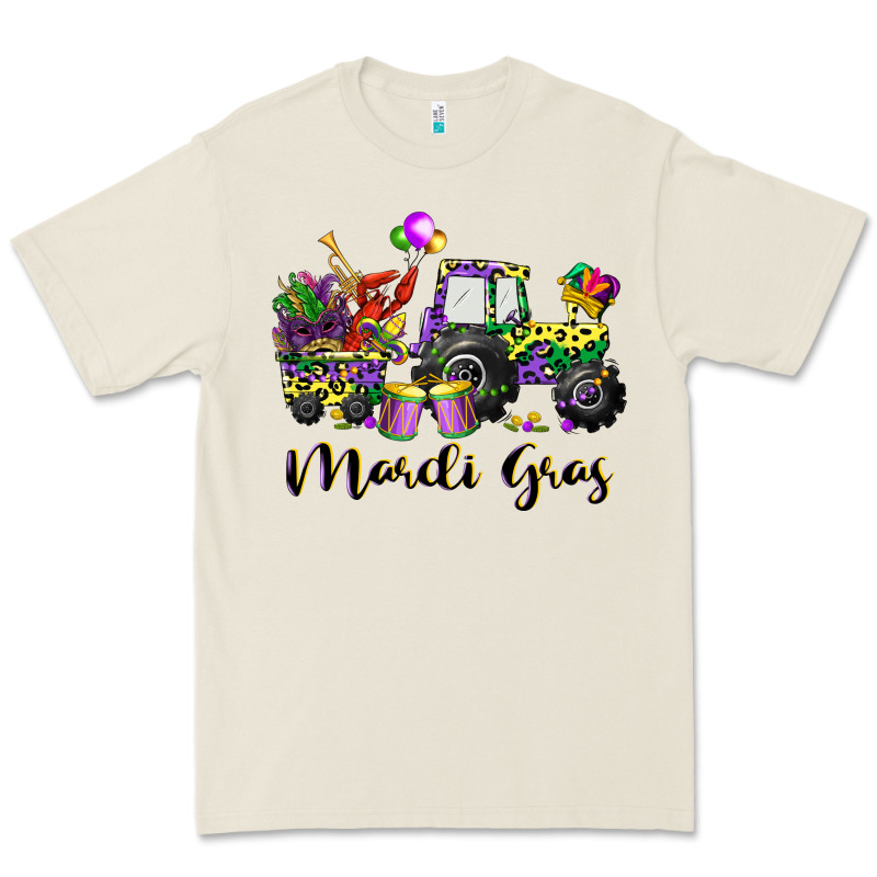 Mardi Gras Tractor Premium Tee by CowGirlArtShop | Teevron