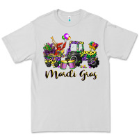 Dove Grey mardi gras tractor Premium Tee - CowGirlArtShop