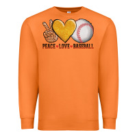 Carrot peace love baseball Premium Sweatshirt - AdoDesignShop