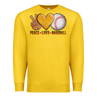 Lemon peace love baseball Premium Sweatshirt - AdoDesignShop