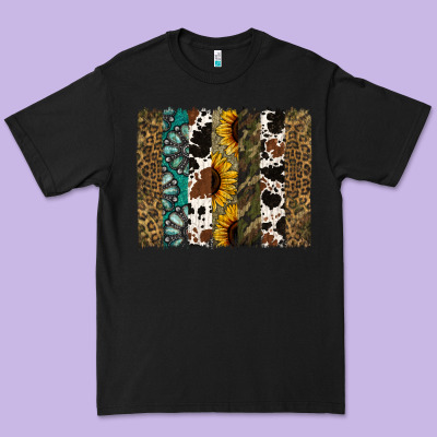 Western Brushstroke Premium Tee Designed By Jasminsmagicworld