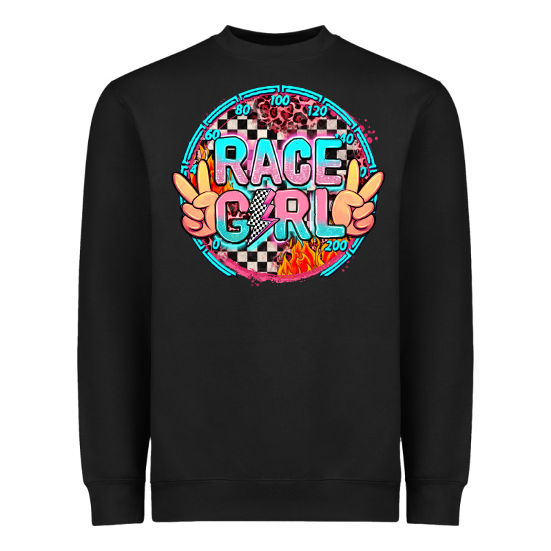 Race Girl Heavyweight Sweatshirt by AdoDesignShop | Teevron