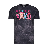 Cloud Black xoxo pig olivia Vintage Tee - OliviaCreatesArt