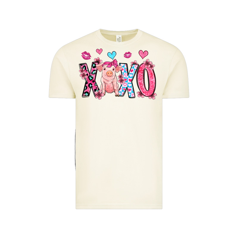 Xoxo Pig Olivia Vintage Tee by OliviaCreatesArt | Teevron
