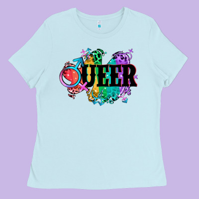 Queer Ladies Tee Designed By Cowgirlartshop