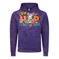 Cloud Purple one hip lunch lady easter day Vintage Hoodie - FaDigitalArtStudio
