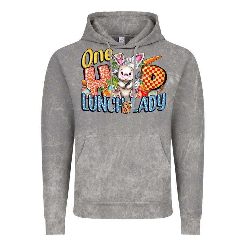 One Hip Lunch Lady Easter Day Vintage Hoodie by FaDigitalArtStudio | Teevron