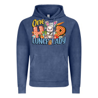 Vintage Denim one hip lunch lady easter day Vintage Hoodie - FaDigitalArtStudio