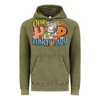 Vintage Olive one hip lunch lady easter day Vintage Hoodie - FaDigitalArtStudio