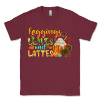 Burgundy leaves and lattes Classic Tee - CowGirlArtShop
