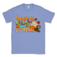 Colony Blue leaves and lattes Classic Tee - CowGirlArtShop