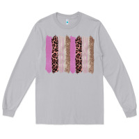 Moon Dust pink glitter leopard brushstroke background Long Sleeve Tee - RanaPortraitStore