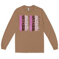 Toasted Coconut pink glitter leopard brushstroke background Long Sleeve Tee - RanaPortraitStore