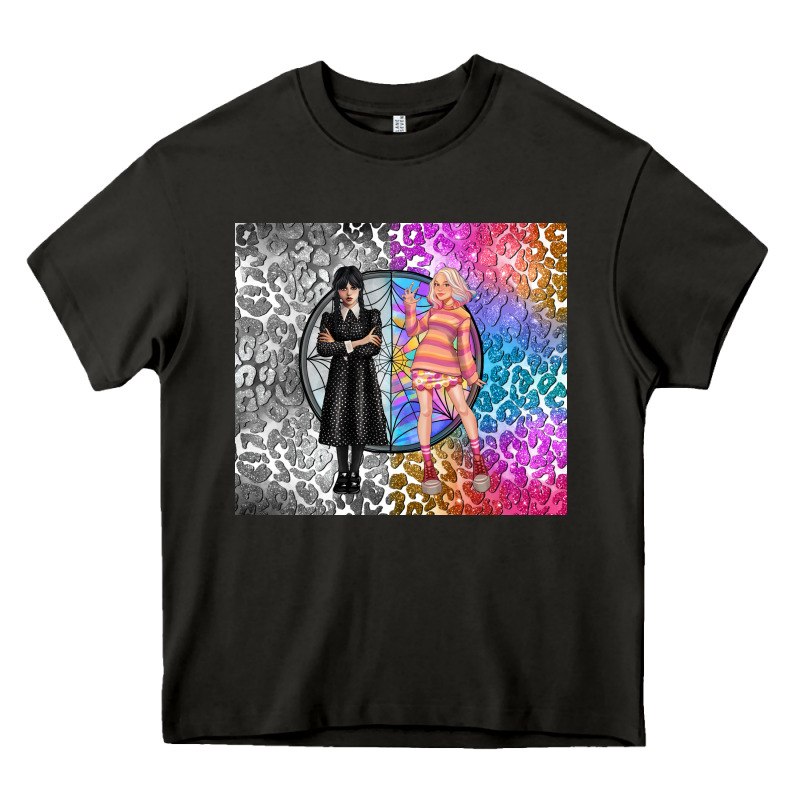 Gothic Girl And Colorful Girl Best Friends Heavy Core Tee by TumblerDesignByShophia | Teevron